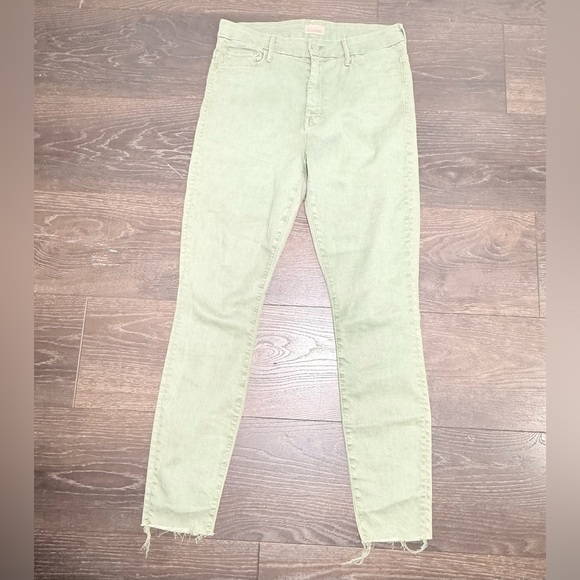 Mother Rider High Waist Step Hem Ankle Straight Leg Jeans - Picture 3 of 14